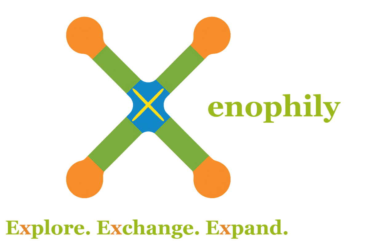 Xenophily Banner with Slogan PNG